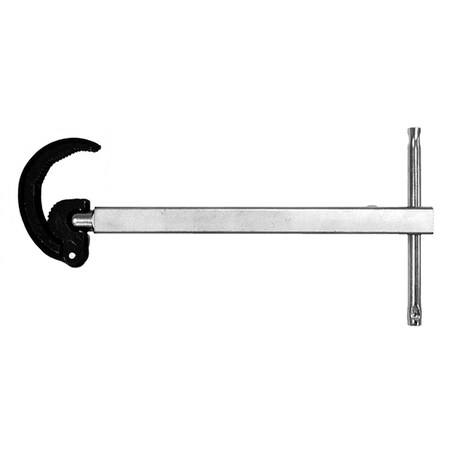 9-1/2 In. - 16-1/2 In. 2 In. Jaw Basin Wrench,Telescoping